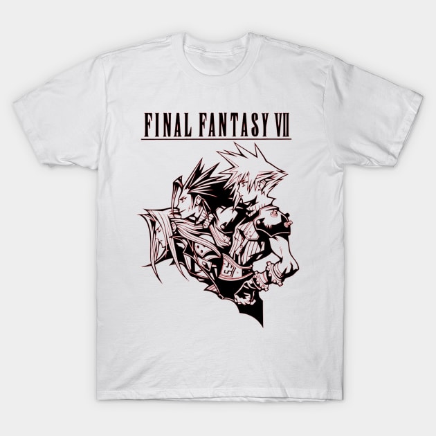 Final Fantasy VII Heroes T-Shirt by OtakuPapercraft